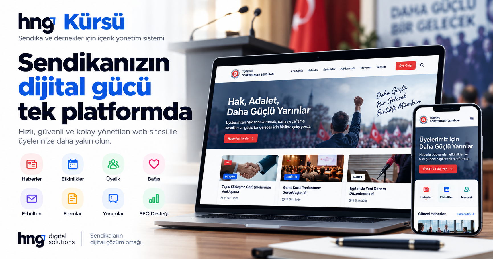 Sendika Web Sitesi: WordPress’ten Kürsü’ye Taşıma Rehberi